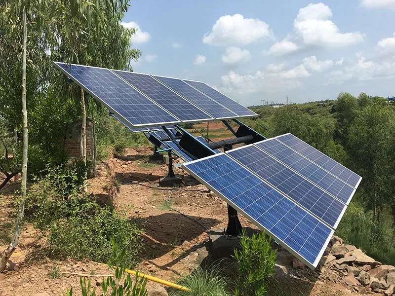 4PSS AC/DC Hybrid Brushless Stainless Steel Impeller Vertical solar deep well water pumps