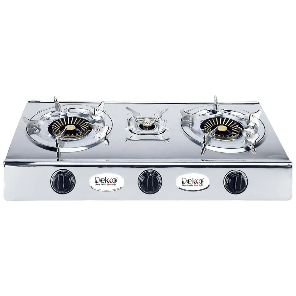 Factory wholesale 3 burner gas stove for home use DGC-306CS