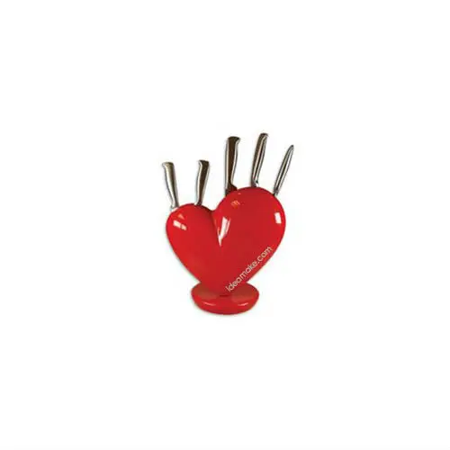 2015 New The Heart Knife Block Smart Kitchen Gadget New Arrival Products