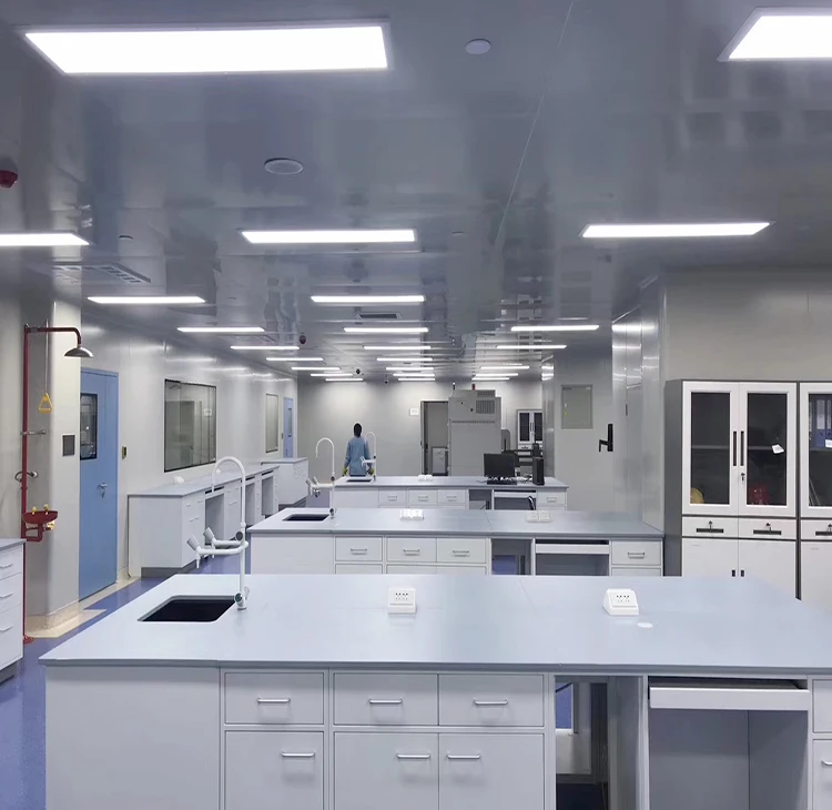 Медицинская электрическая лабораторная мебель стол с шкафами для хранения