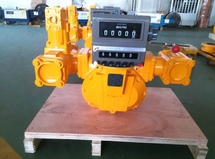 TCS LC diesel aluminum stainless steel positive displacement flow meter industry oil measuring flowmeter
