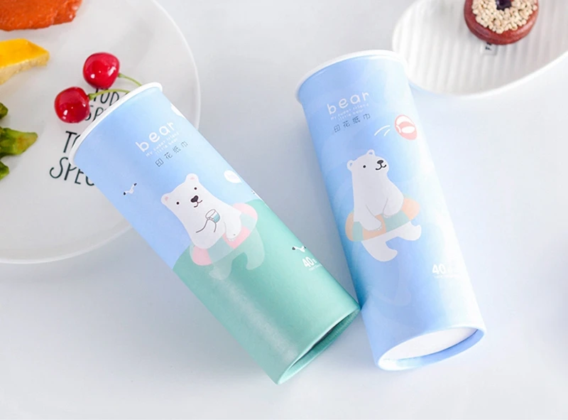 
Custom Printed Luxury Custom Round Food Kraft Paper Tube Packaging With Plastic Lid 