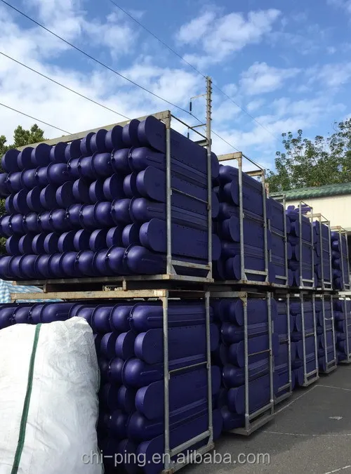 HDPE plastic fishing pontoon float for aquaculture use