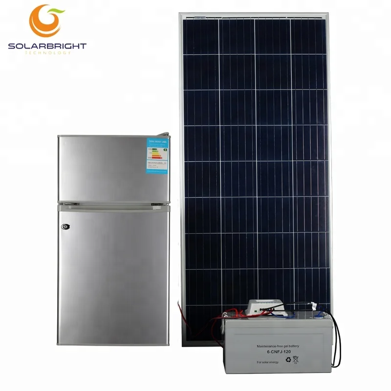
 Солнечная энергетическая система компрессора постоянного тока небольшой мини 105L холодильники 12v 24v Солнечный холодильник с караван холодильник  