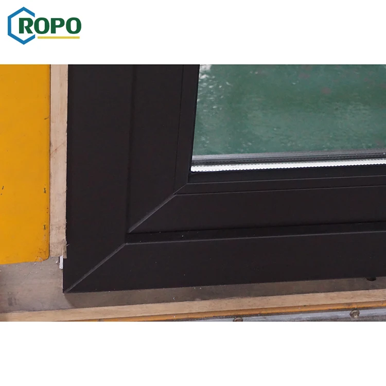 AS Certificated UPVC Plastic Basement PVC French Front Door Supplier For Home