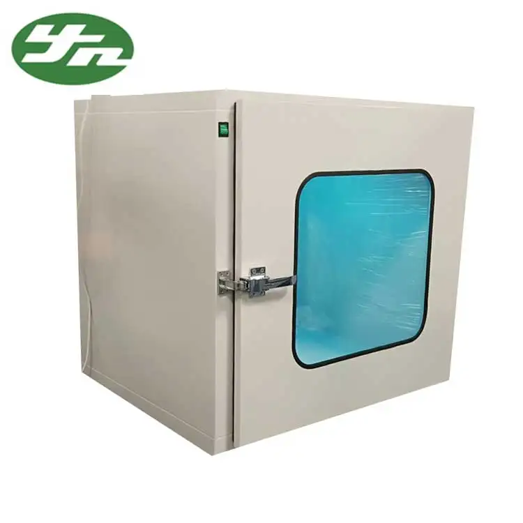 Custom static pass box for cleanroom