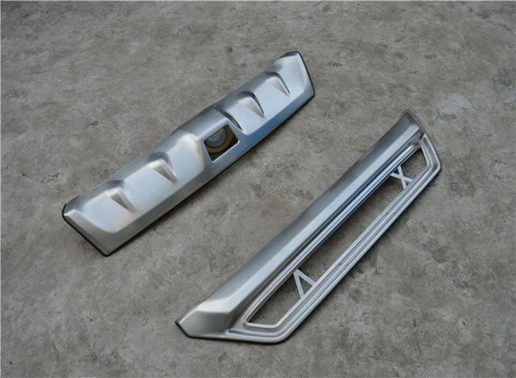 
304 Stainless Steel Front Rear Bumper Guard Skid Plate for Sabru XV 2012-2017 