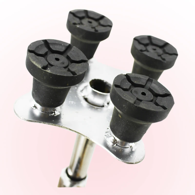 Medical Equipment Hot Sale Stainless Steel Elderly Four Feet Walking Stick for Old Man Cane