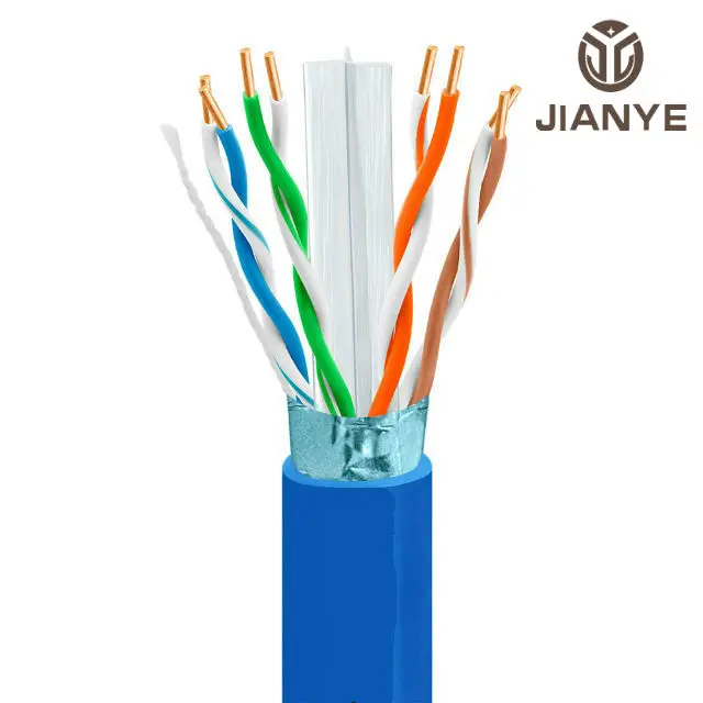 Сетевой кабель UTP Cat6 4 пары твердых проводов внутренний Lan/Интернет/Ethernet из ПВХ и