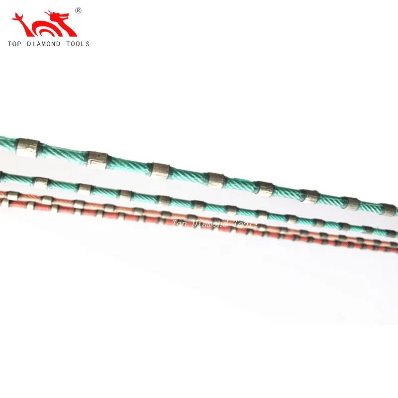 Diameter 8.8mm Diamond Wire Saw Rope For Granite Block Profiling Cutting