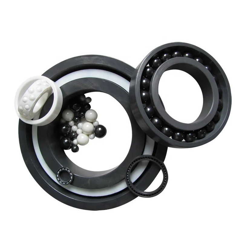 Ceramic Silicon nitride Si3N4 Waterproof Deep groove sealed ball bearing  6800 6801 6802 6803 6804 6805 6806 6807