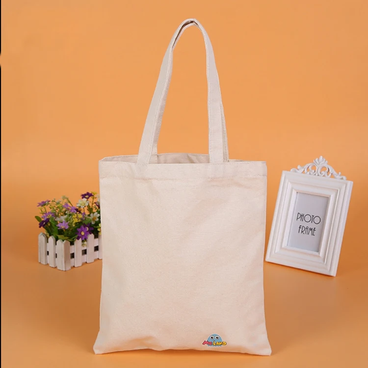 Cotton shopping bag environmental recycle with logo print cheap printed foldable shopping bags
