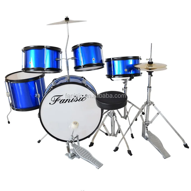 Hot Sale Junior Mini Drum Set With Stand , Cymbal Musical Instruments