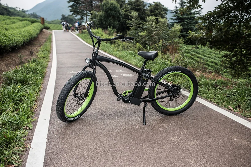 2016 New 4.0 Fat Tire Electric Motorcycle with Hub Motor