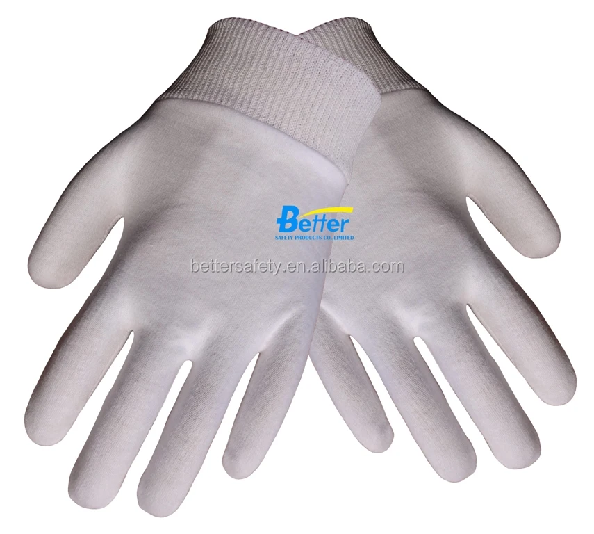 Wholesale High Quality 100% Bleach White Cotton Gloves for Parade From China