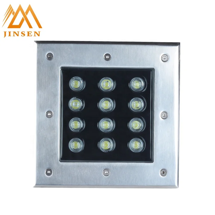 
Good quality stainless steel cover waterproof project 12w square led light IP67 