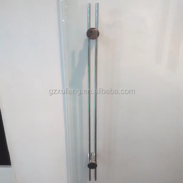 
304 Steal Frameless Glass Door/12mm Glass Stainless Steel Sliding Door 