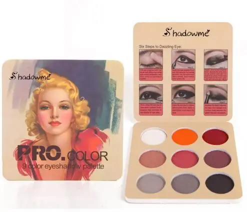 RTS high pigmented nude shimmer makeup eye shadow glitter eyeshadow palette best quality waterproof pallete eye shadow case book