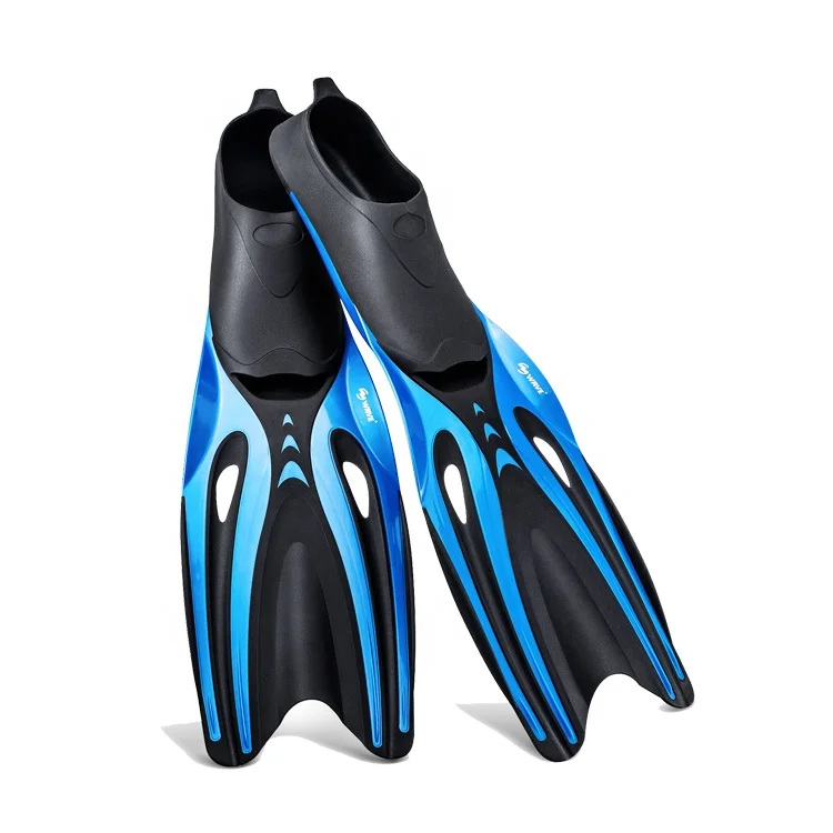 WAVE OEM/ODM aceptable foot pockets professional adult training spearfishing diving RTS freediving fins