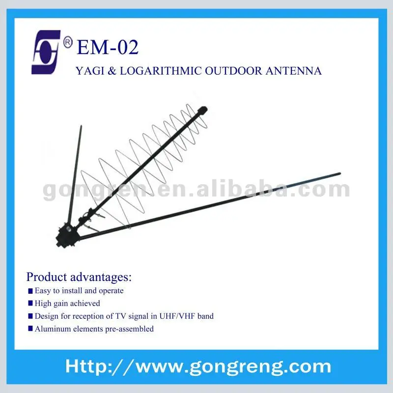 Яги модель ТВ антенны EM-02