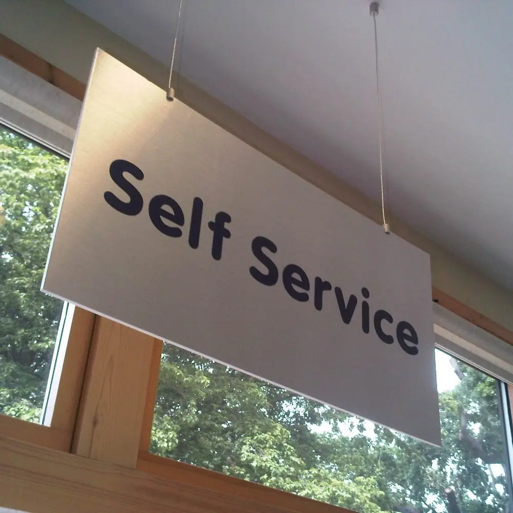 Hanging foam board signs double sides printed hanging display board sign