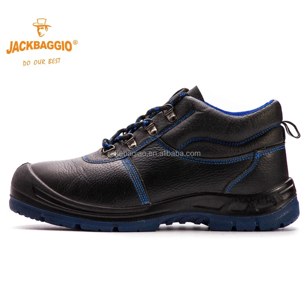 China mid cut steel toe safety shoe manufacturer for construction safety shoes