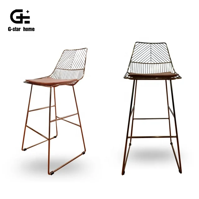 Барный садовый мебель для гостиной современная мебель для отдыха с перекрестной спинкой для кухни стальной барный стул промышленные мягкие стулья барный стул