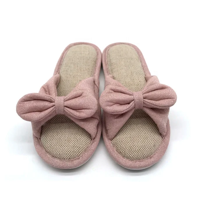 Butterfly Cozy Toe Lady Open Toe Indoor Slipper