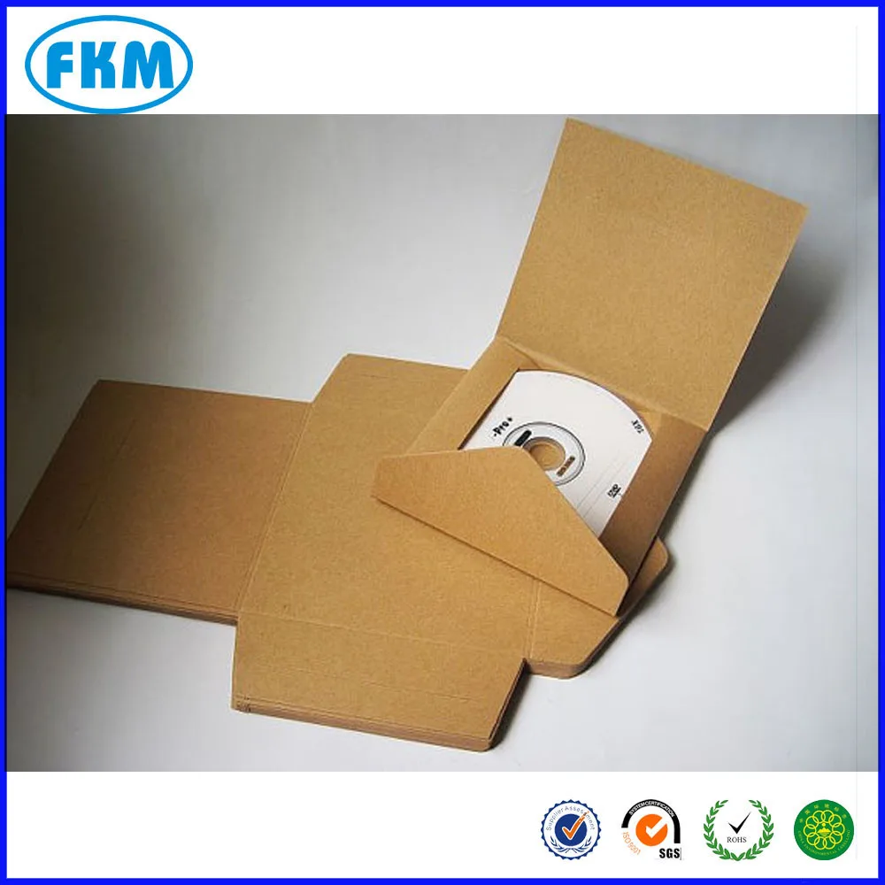 
Fold Kraft paper CD DVD Envelope Sleeve 