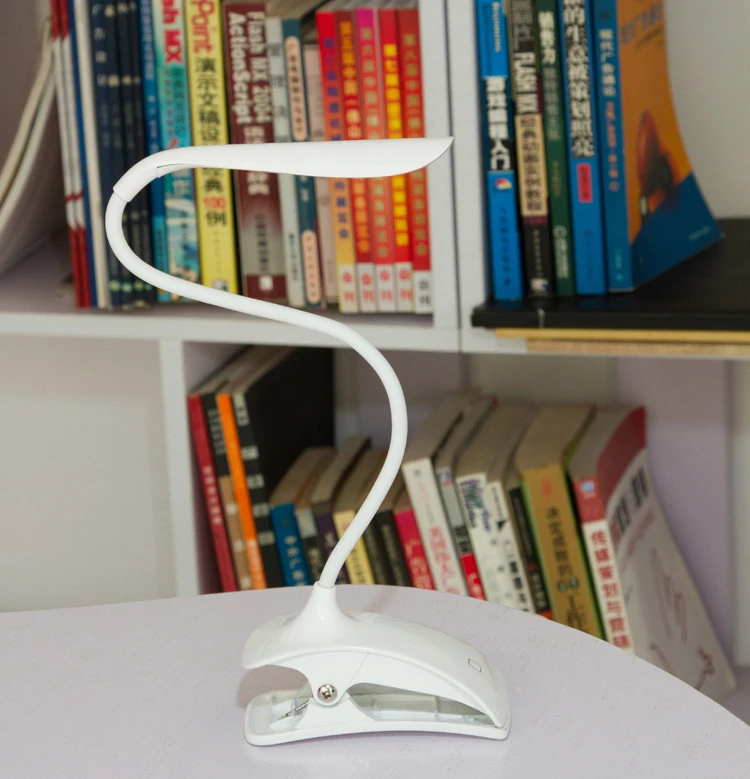 LED Desk Lamp with Flexible Gooseneck 3 Level Brightness Battery Operated Table Lamp 5W Touch Control Compact Portable lamp