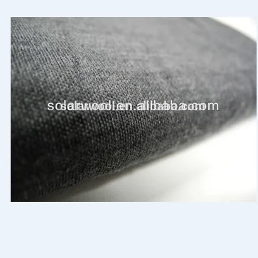 100% Merino wool 260g interlock fabric