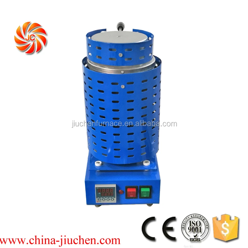 JC 3 Kg 2102F Gold Melting Furnace Machine 220V Kiln Casting Refining Precious Metals Melts Gold Silver Copper Tin Aluminum