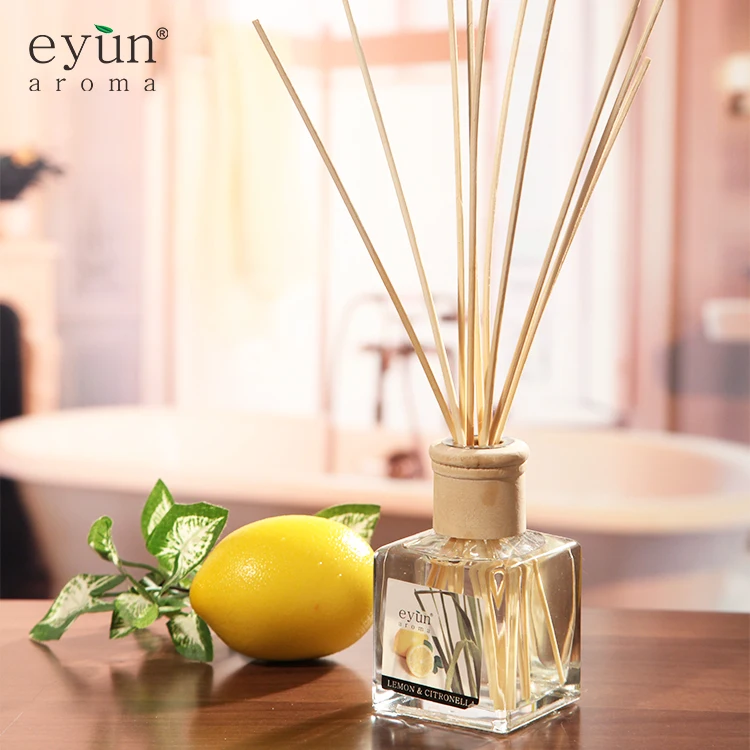Eyun Hot New Product A51 150ml Glass Bottle Fragrance Wood Stick Reed Diffuser for Gift Set