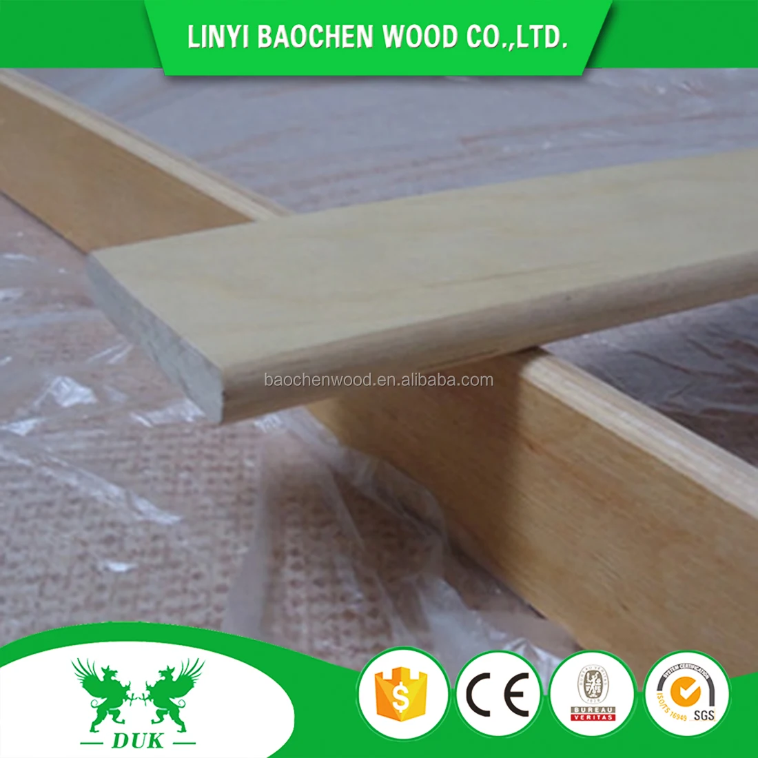 Factory Direct Sale Bleached Poplar Curved LVL Bed Slats/ Flat Poplar LVL For Bed Slats