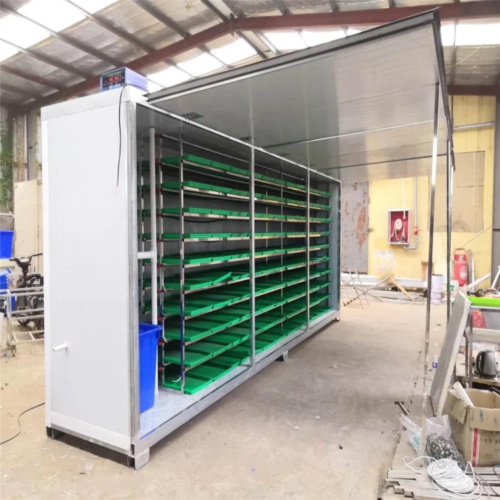 OEM manufacturer automatic barley/wheat/corn hydroponic fodder machine  with low price