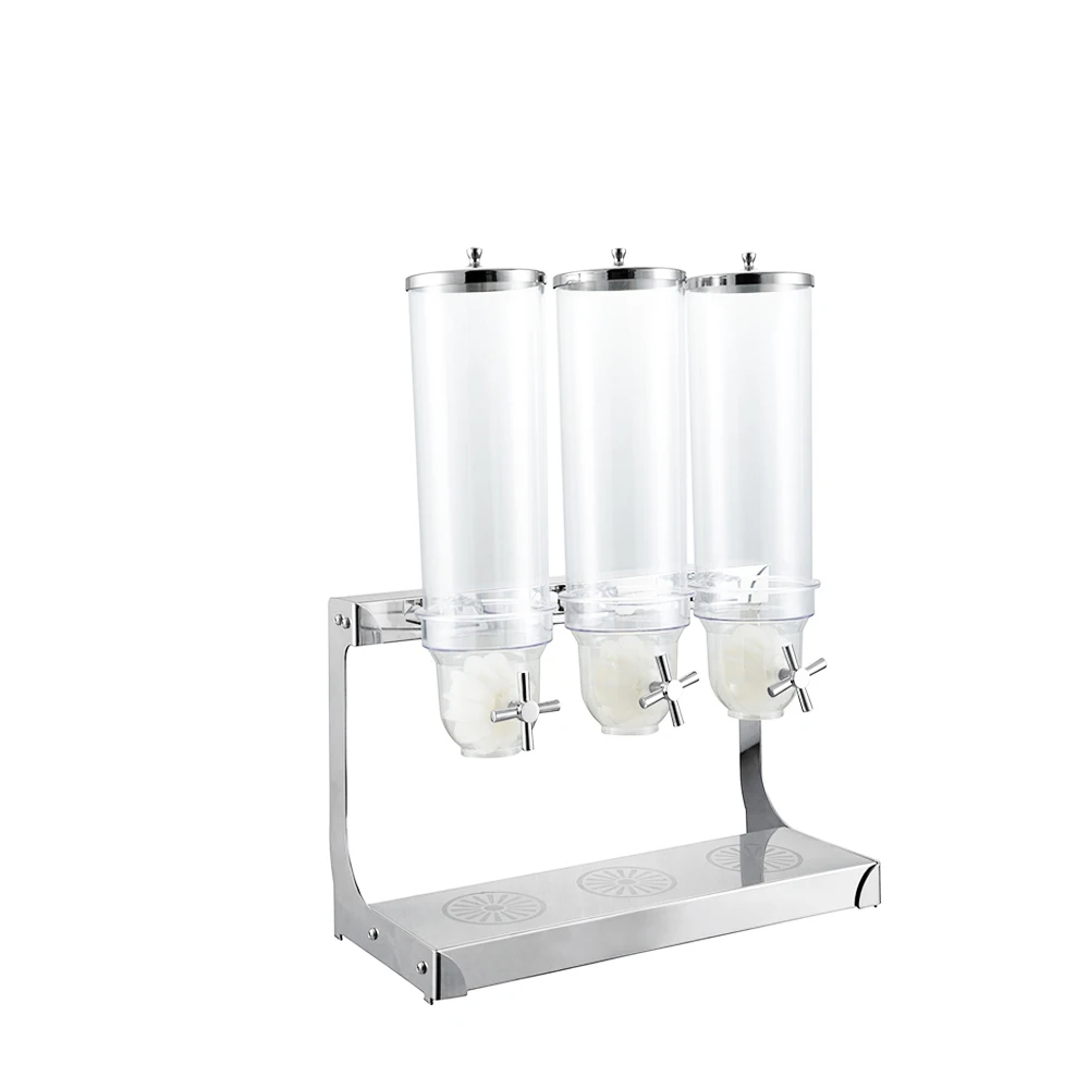 
High Quality Grain Dispenser Plastic Bulk Dry Food Dispenser Single Cereal Dispenser for sale 