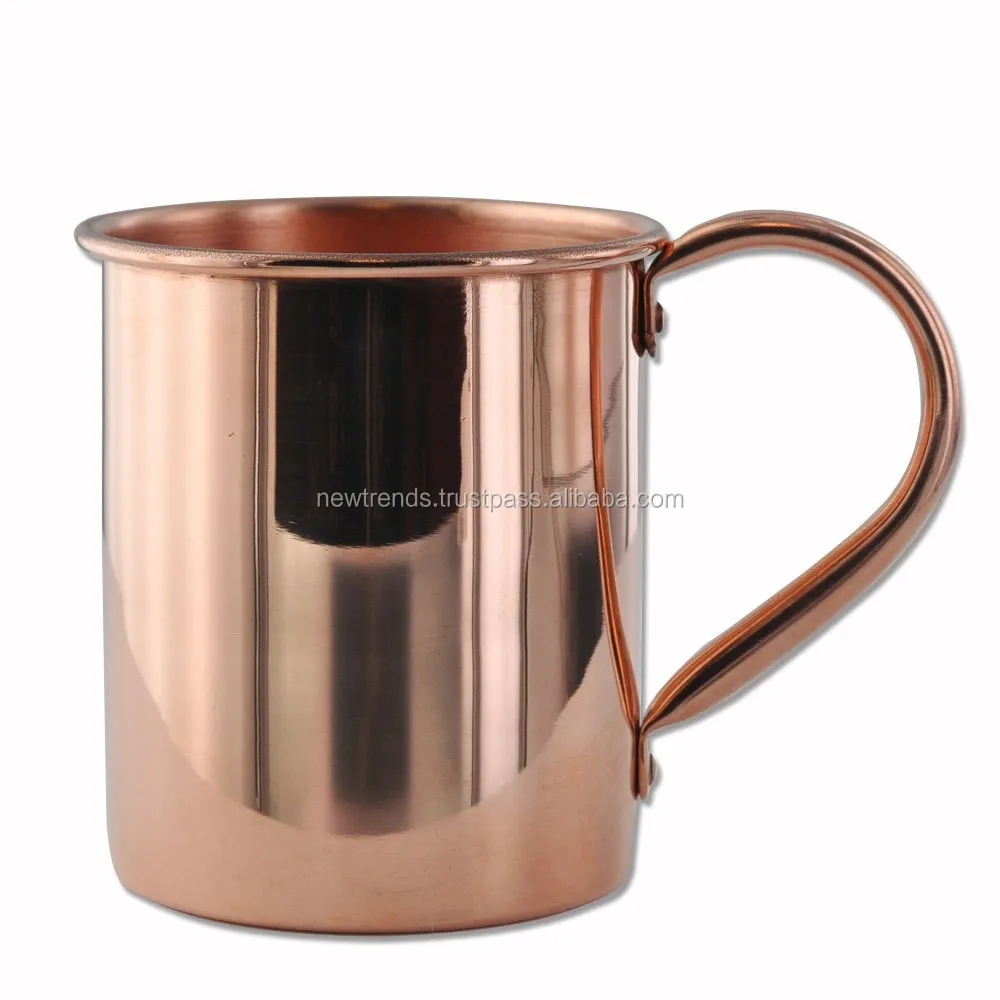 Demanding Designed 16 oz Moscow Mule Copper Mugs For Home Hotel Restaurant Office