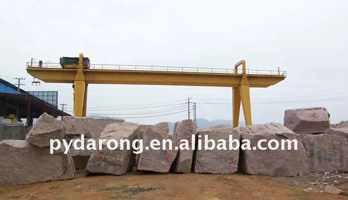 40Ton marble granite gantry crane for lifting stone
