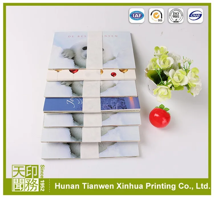 Wholesale handmade happy new year blank popular small stand 3d greeting cards