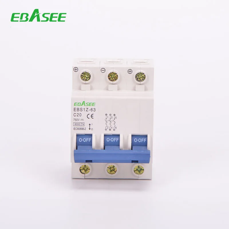 DZ47-63 1P 6A/10A/16A/20A/25A/32A/40A/50A/63A DC 230V Circuit breaker MCB