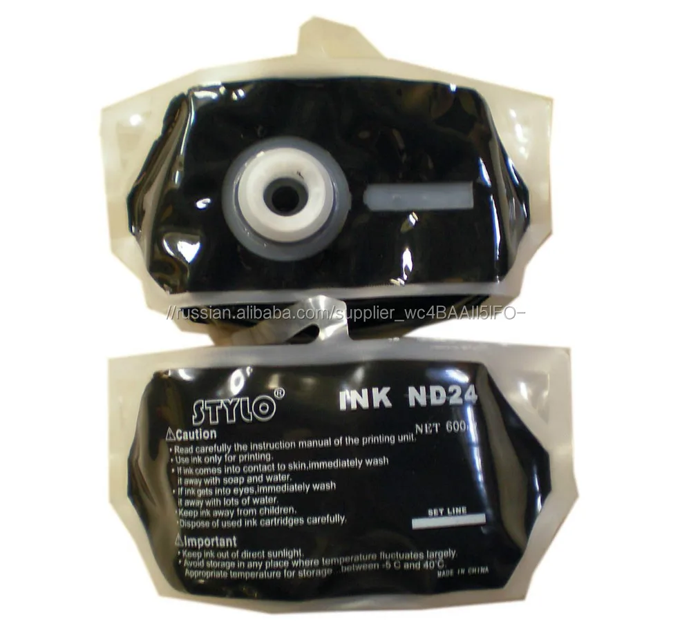 Чернила картридж для Дубликатора DUPLO ND24 с черными чернилами