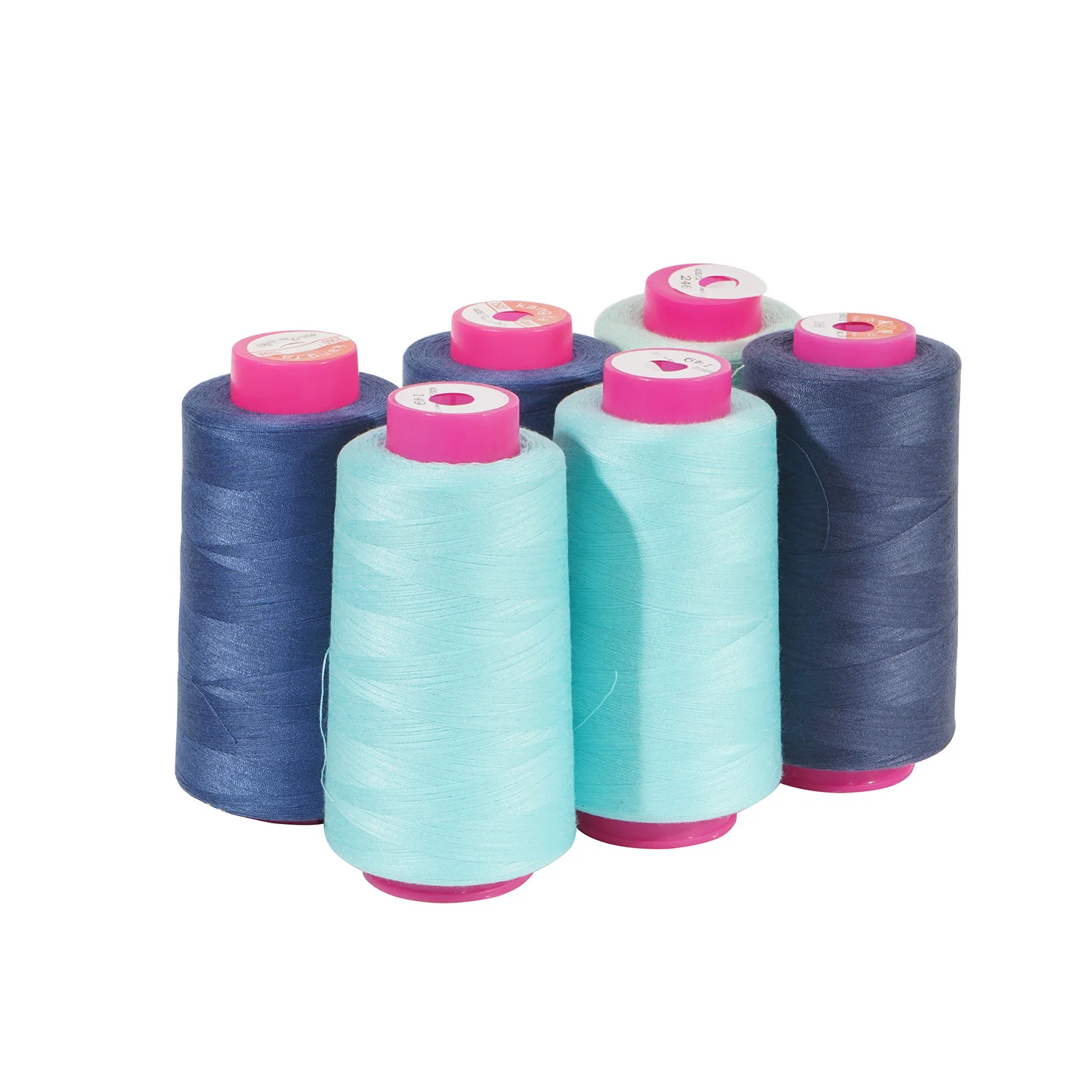 Kangfa High Quality Tex 30 Tex 60 Tex 80 20/2 20/3 40/2 Spun Polyester Sewing Thread for clothes cotton thread