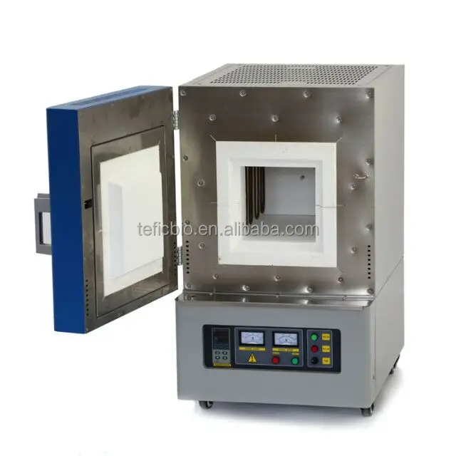 Laboratory 1700 degree high temperature sintering mini muffle furnace