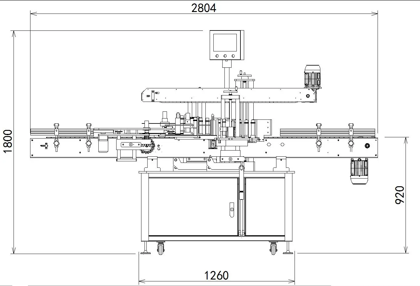 YM620R Automatic honey wine square bottle front and back labeling machine for flat bucket labeler