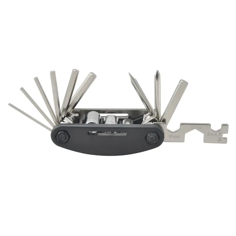 15 in 1folding bicycle tool set ike multi tools