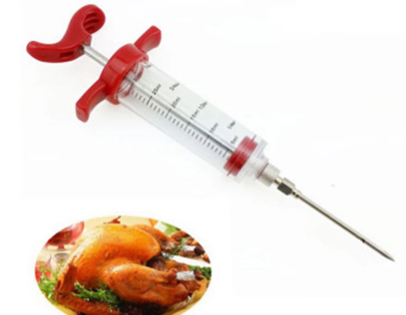 Home barbecue tool seasoning turkey meat needle marinade syringe