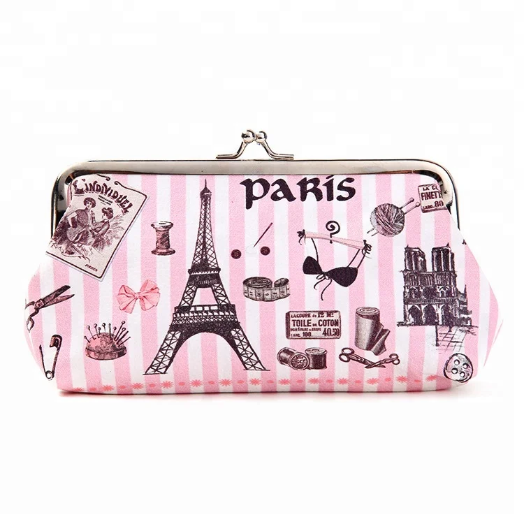 Wholesale Fashion Paris Coin Pu Leather Mini Bag and Purse