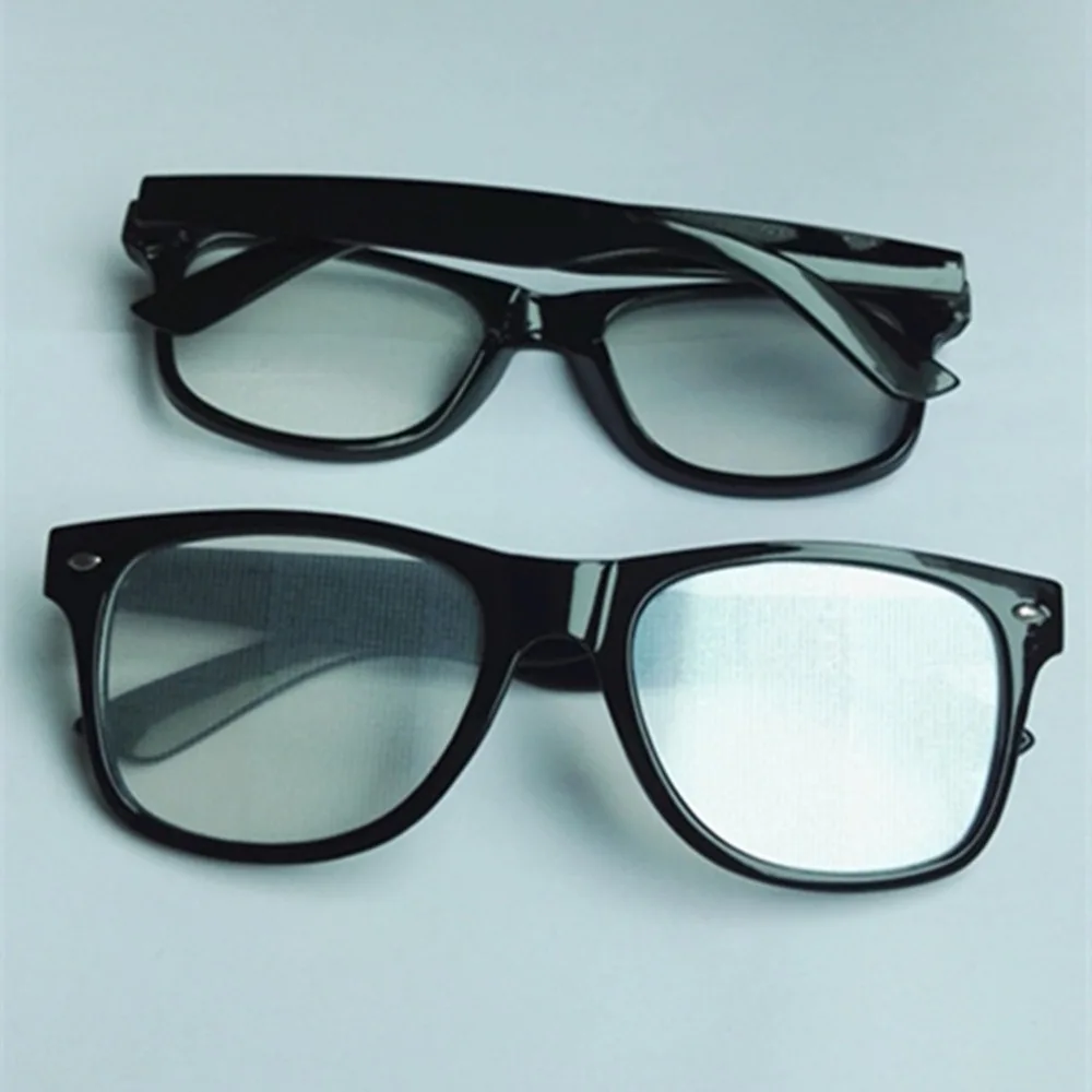 
Spiral Diffraction Glasses, Green,Black,Clear Color Plastic Spirals EDM Refraction Glasses 