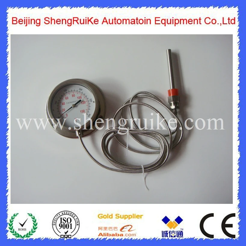 0-150C Capillary Pressure Temperature Gauge