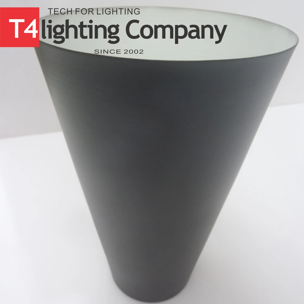 OEM Aluminum Spinning Metal Cone Shaped Lamp Shades